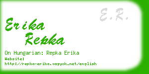 erika repka business card